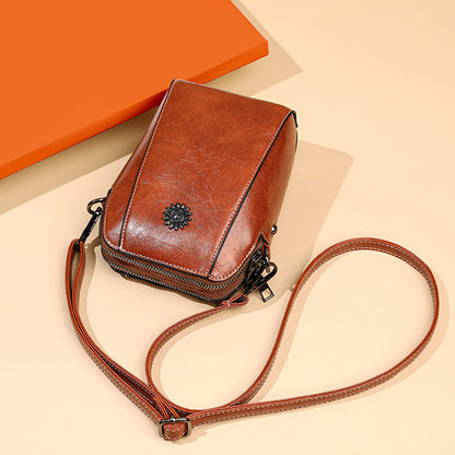 Retro, all-match vertikal mobiltelefonveske