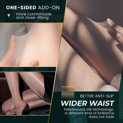 🍀Perlemorskimrende silkestrømper Sexy nylonstrømpebukser (kjøp 1 få 1 gratis)