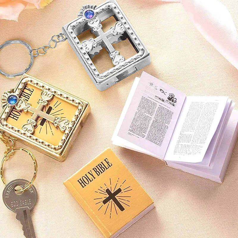 ✨Vintage Bibelkors-anhengsnøkkelring✨