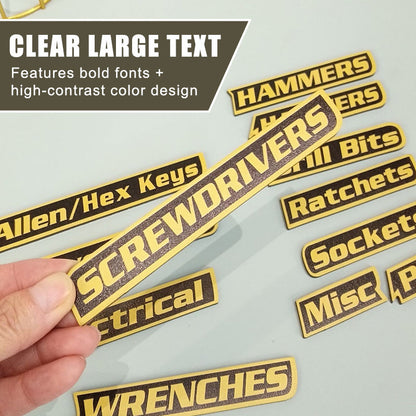 🔧✨ Magnetiske verktøykasseetikette🔧📚