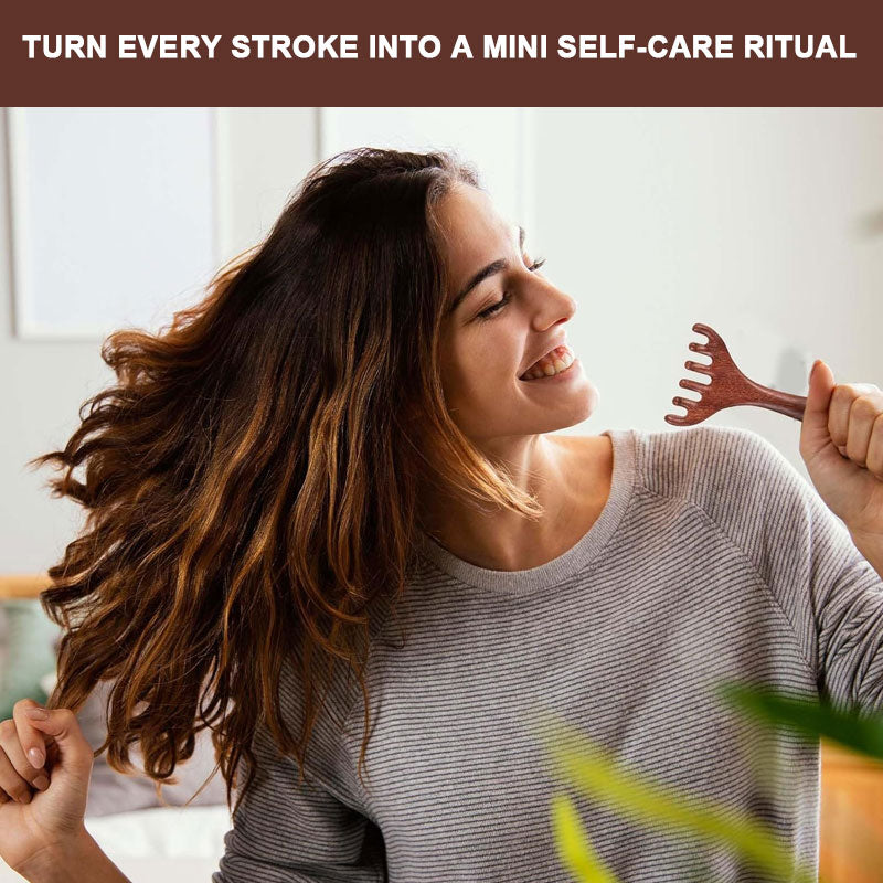 🎁Mors dag-tilbud Kjøp 1 få 1 gratis🦌 Dobbeltfunksjonell Rhino massasjekam 🛀✨