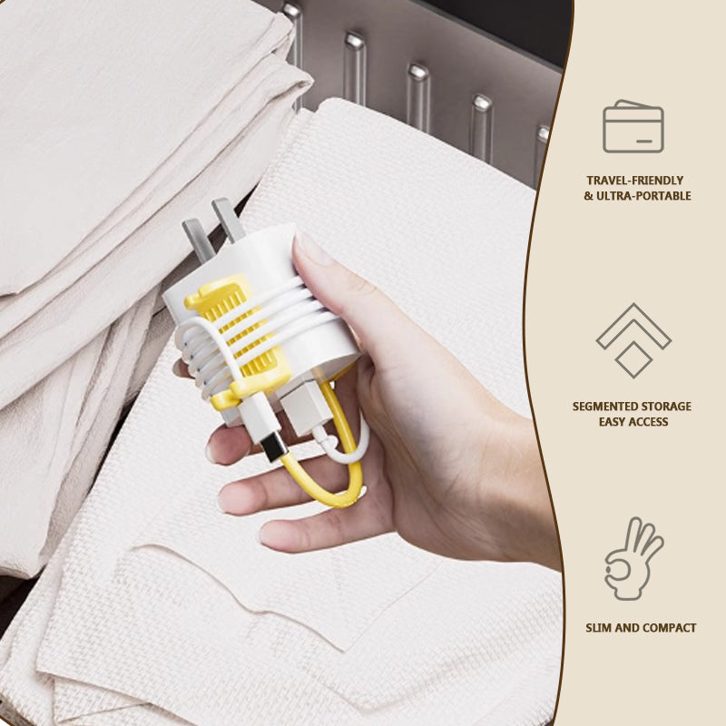 Organisator for telefonens ladekabel (2 stk)