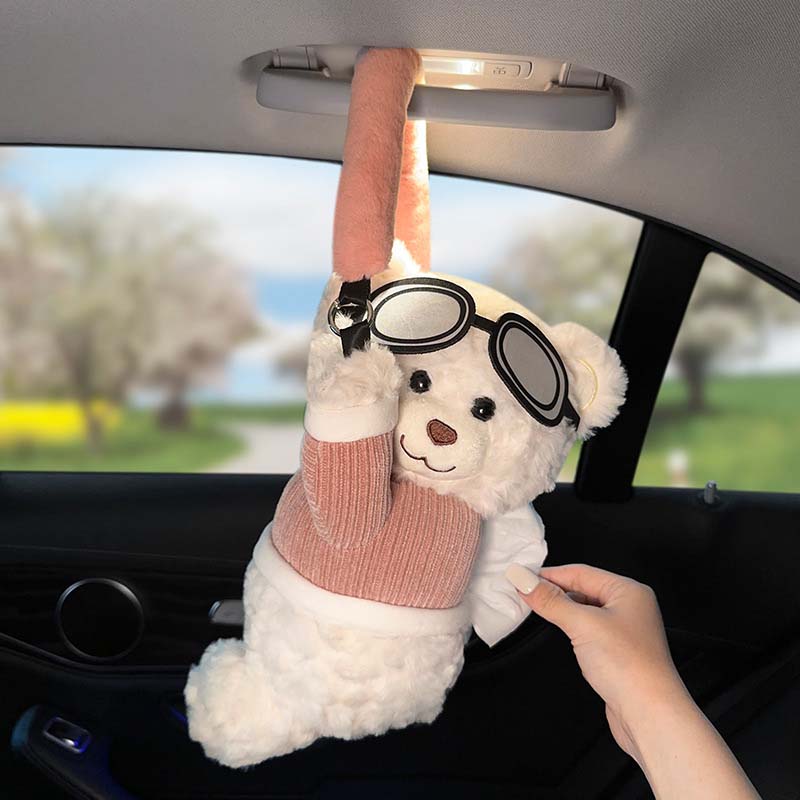 Søt Bjørn Bilpapirboks