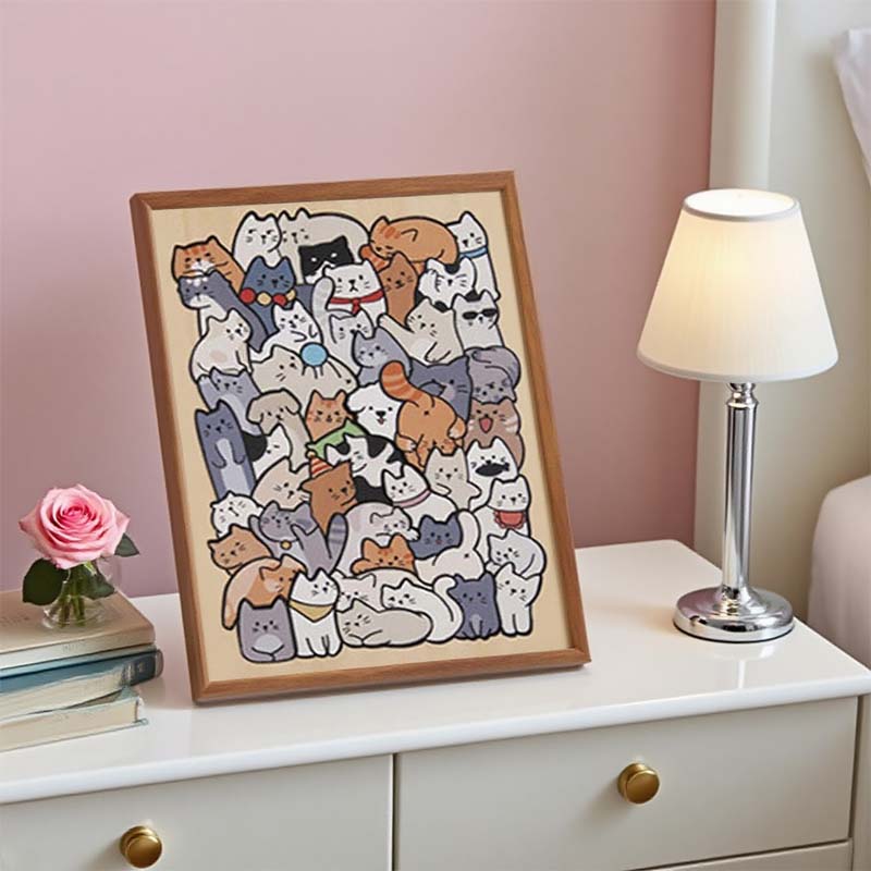 Gjør-Det-Selv Dyrepuslespill