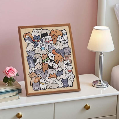 Gjør-Det-Selv Dyrepuslespill