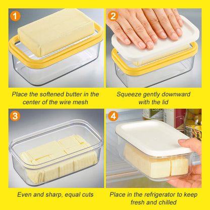 Smørskjærerboks – Enkel oppskjæring, problemfri oppbevaring! 🧈