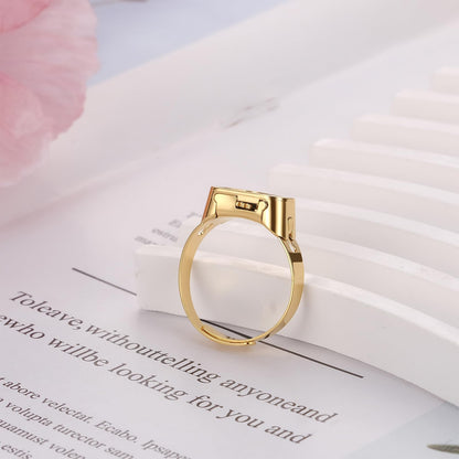 💍Selvforsvarsringkniv av metall