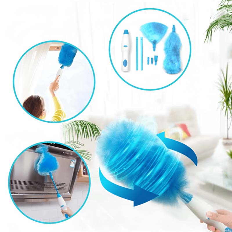 Elektrisk roterende støvsamler