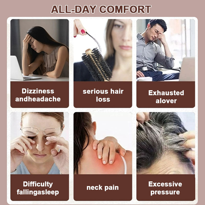 🎁Mors dag-tilbud Kjøp 1 få 1 gratis🦌 Dobbeltfunksjonell Rhino massasjekam 🛀✨