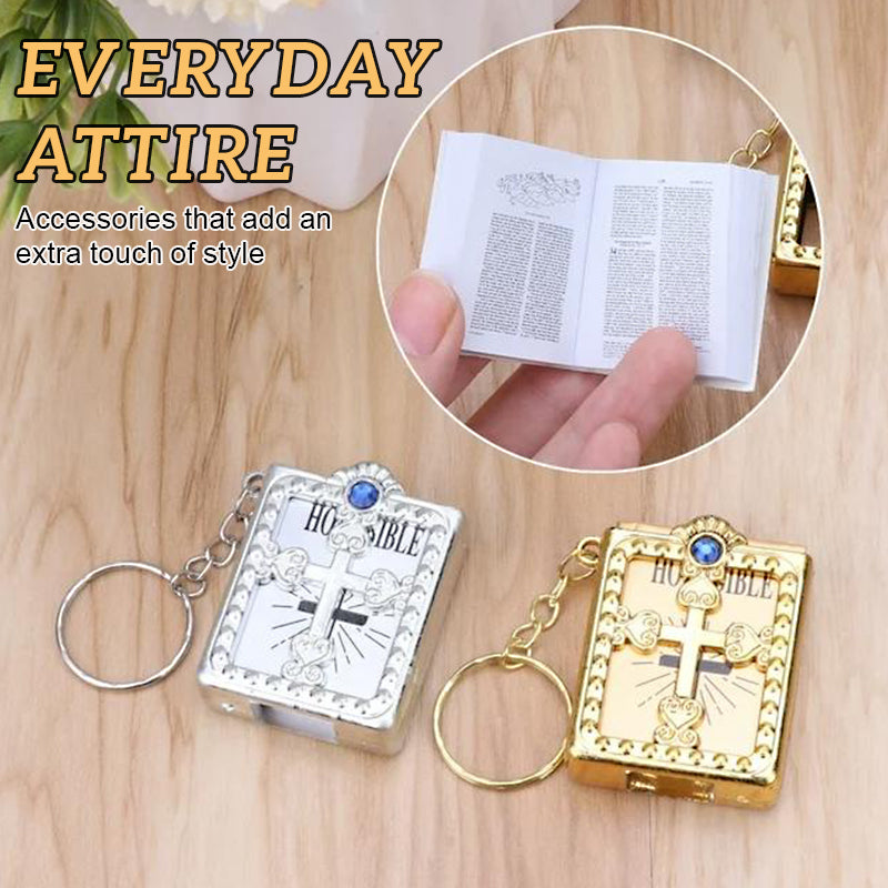 ✨Vintage Bibelkors-anhengsnøkkelring✨