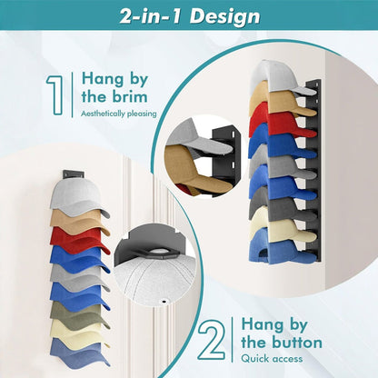 Oppbevaringsstativ for baseballcapser