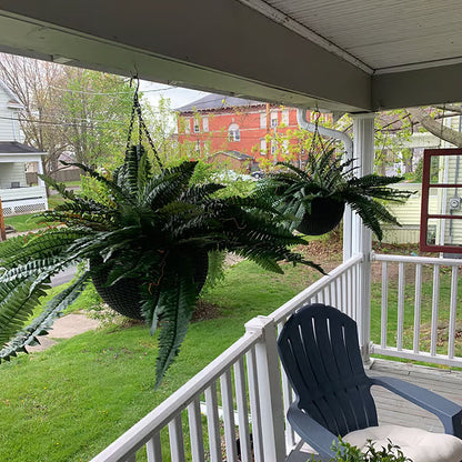 UV-bestandig, naturtro kunstig Boston Fern