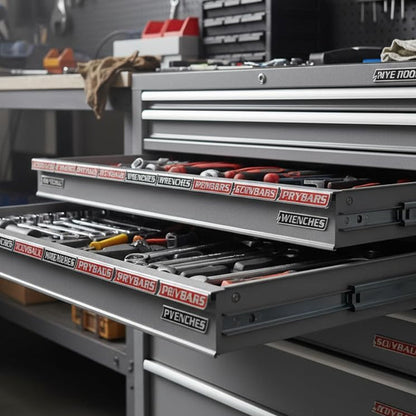 🔧✨ Magnetiske verktøykasseetikette🔧📚