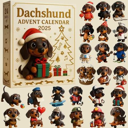 🐾2025 Dachshund-feriekalender