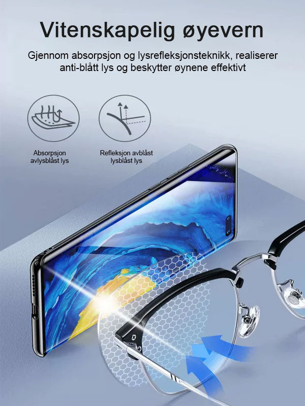 🔥Hot Sale🔥Ultralette anti-blå presbyopiske briller