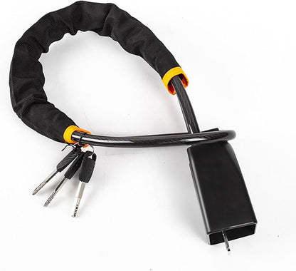 Universell rattlås med setebelteklemme (inkluderer 2 nøkler)