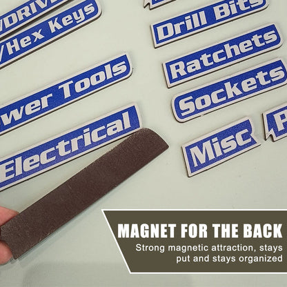🔧✨ Magnetiske verktøykasseetikette🔧📚