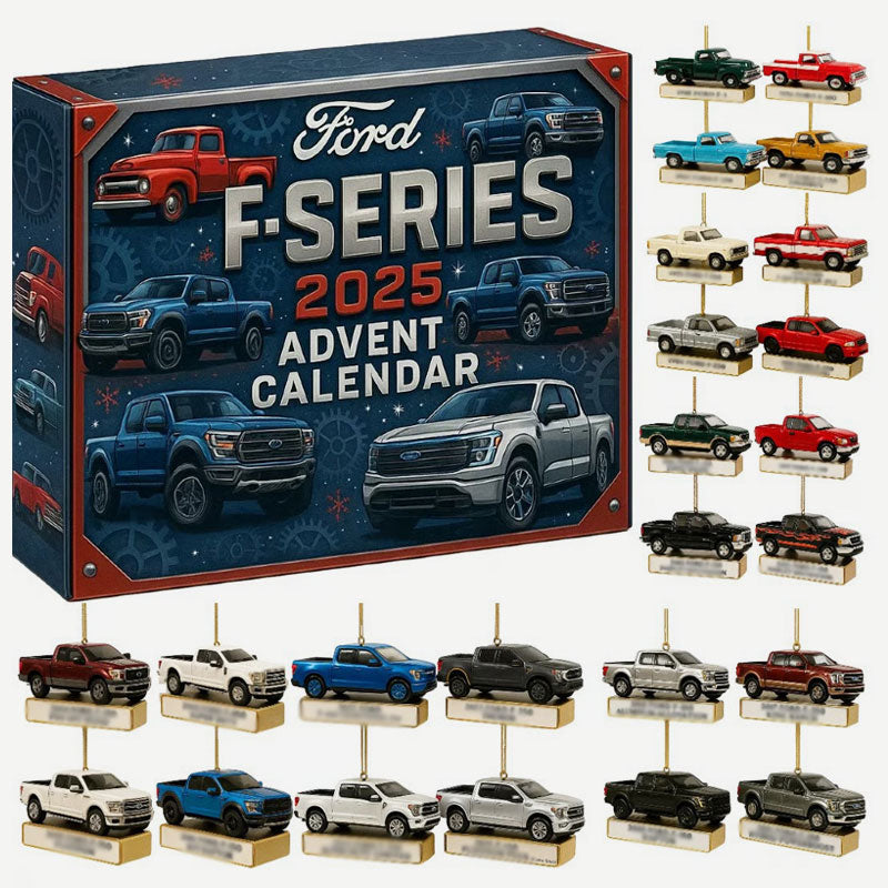 Adventskalender for pickup-lastebiler
