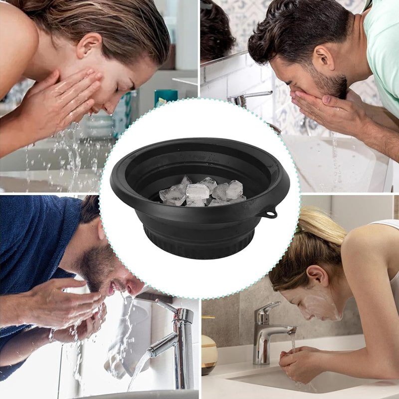 Sammenleggbar servant i silikon