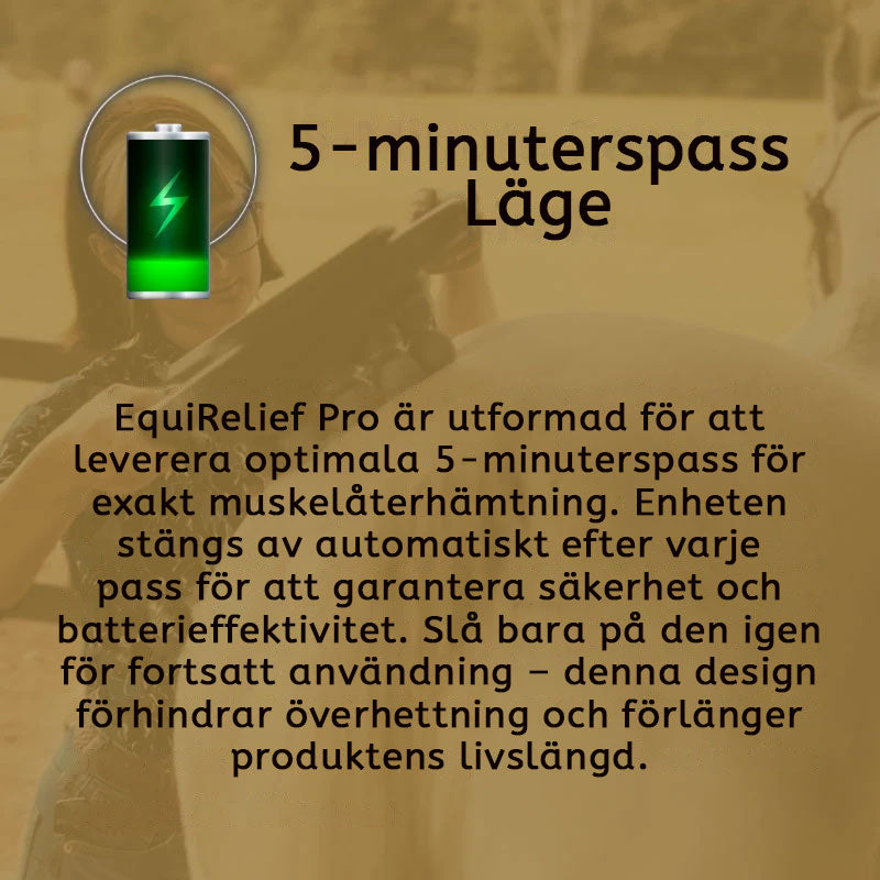 8-hodet massasjepistol for hest