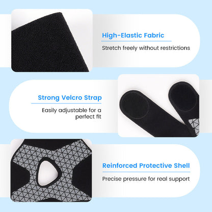 Justerbar ankelstøtte med elastikk