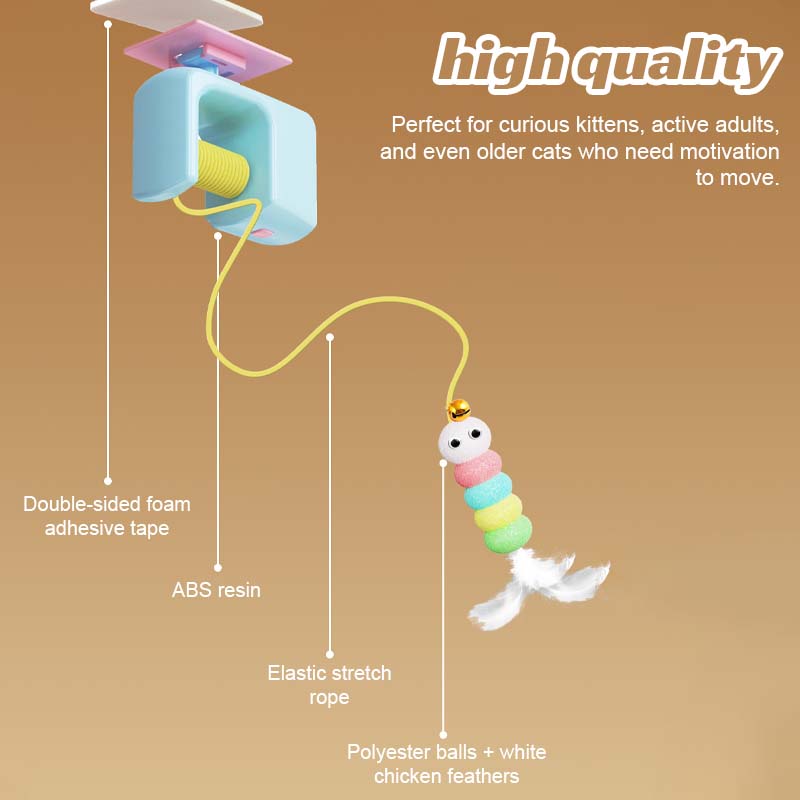 🎯 Elektrisk katteleke - Smart veggmontert interaktiv leke for katter!