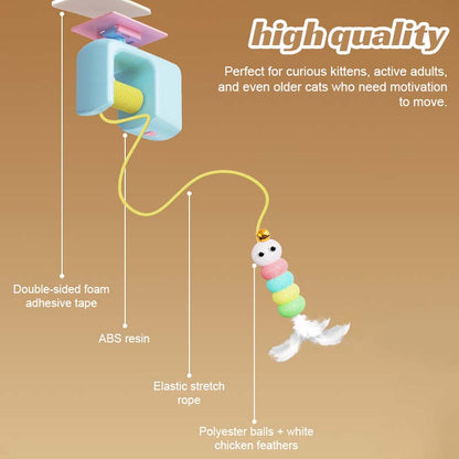 🎯 Elektrisk katteleke - Smart veggmontert interaktiv leke for katter!