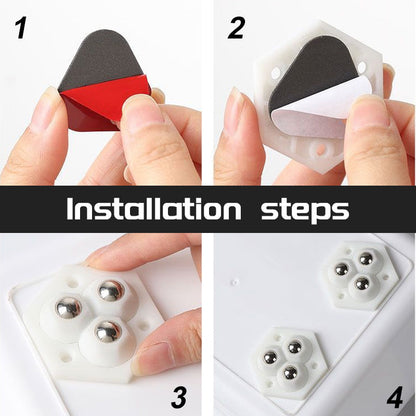 Universell, ikke-borende kulerulle