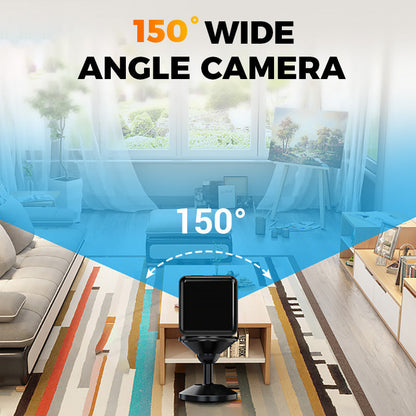 Mini Smart HD-overvåkningskamera med nattsyn