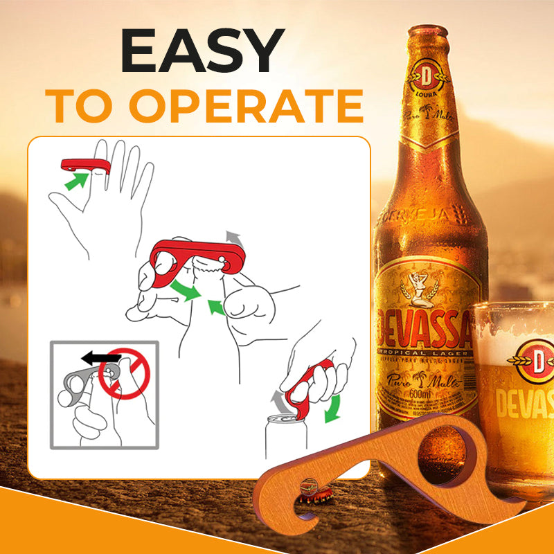 Ølflaskeåpner laget av aluminiumslegering