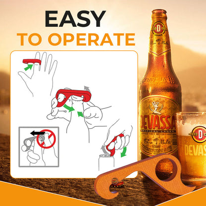 Ølflaskeåpner laget av aluminiumslegering