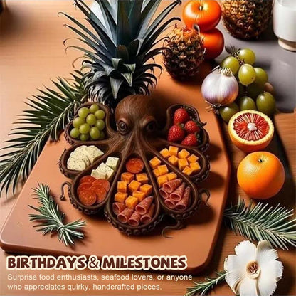 Rustikk blekksprut Charcuterie-tallerken