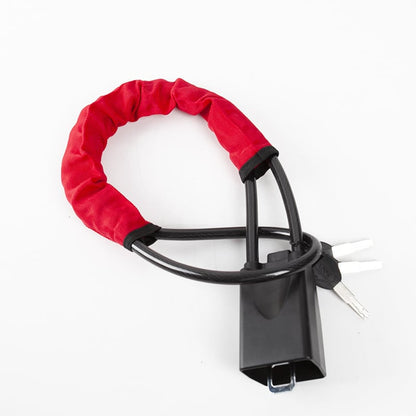 Universell rattlås med setebelteklemme (inkluderer 2 nøkler)