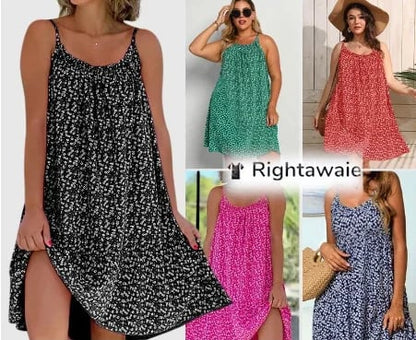 🔥 2025 Ny camisolekjole med trykk