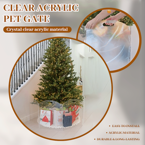 🛡️ Klar akrylgrind for kjæledyr