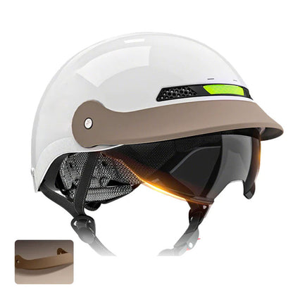 🛡️Pustende, lett og kollisjonssikker motorsykkelhjelm