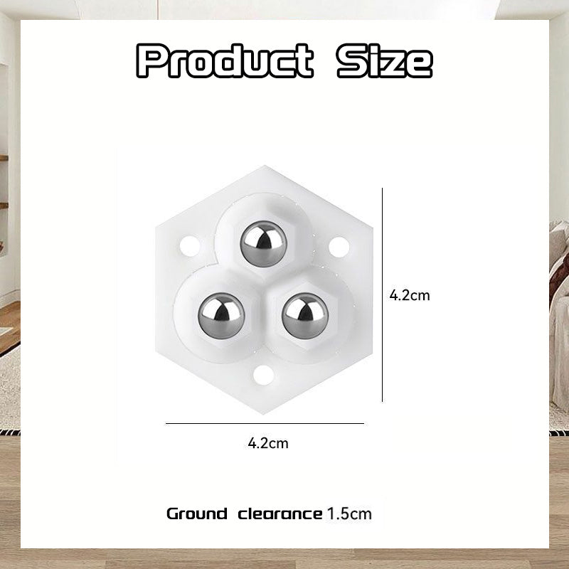 Universell, ikke-borende kulerulle