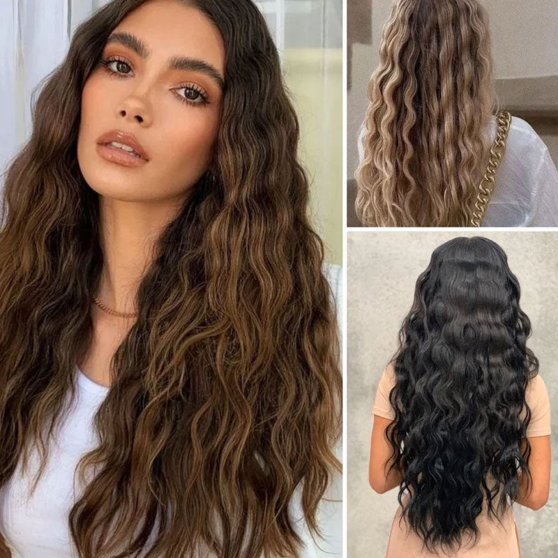 krølltang med fransk V-formet bølge