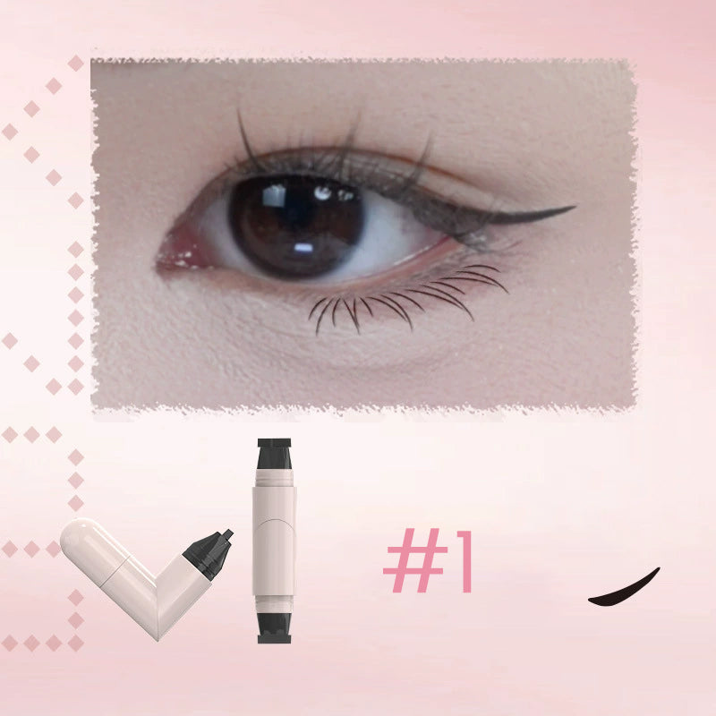 Eyeliner-stempel i ett stykke