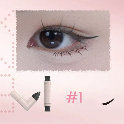 Eyeliner-stempel i ett stykke