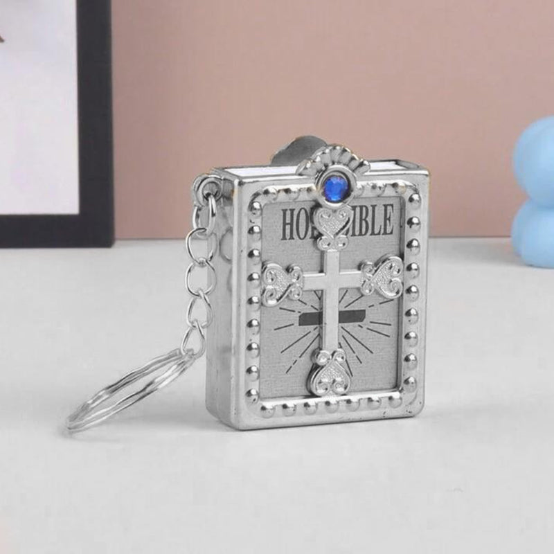 ✨Vintage Bibelkors-anhengsnøkkelring✨