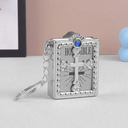 ✨Vintage Bibelkors-anhengsnøkkelring✨