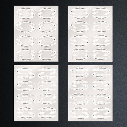 Malklistremerker for øyenskygge/eyeliner-sminke