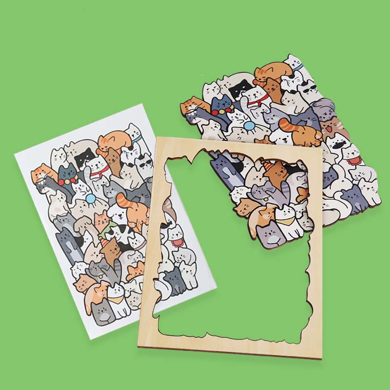 Gjør-Det-Selv Dyrepuslespill