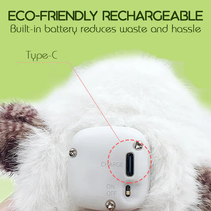 Interaktiv katteleke i form av en fugl i naturlig størrels