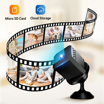 Mini Smart HD-overvåkningskamera med nattsyn