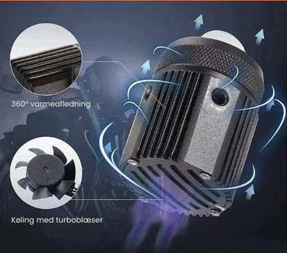 MotoBeam LED-frontlykter