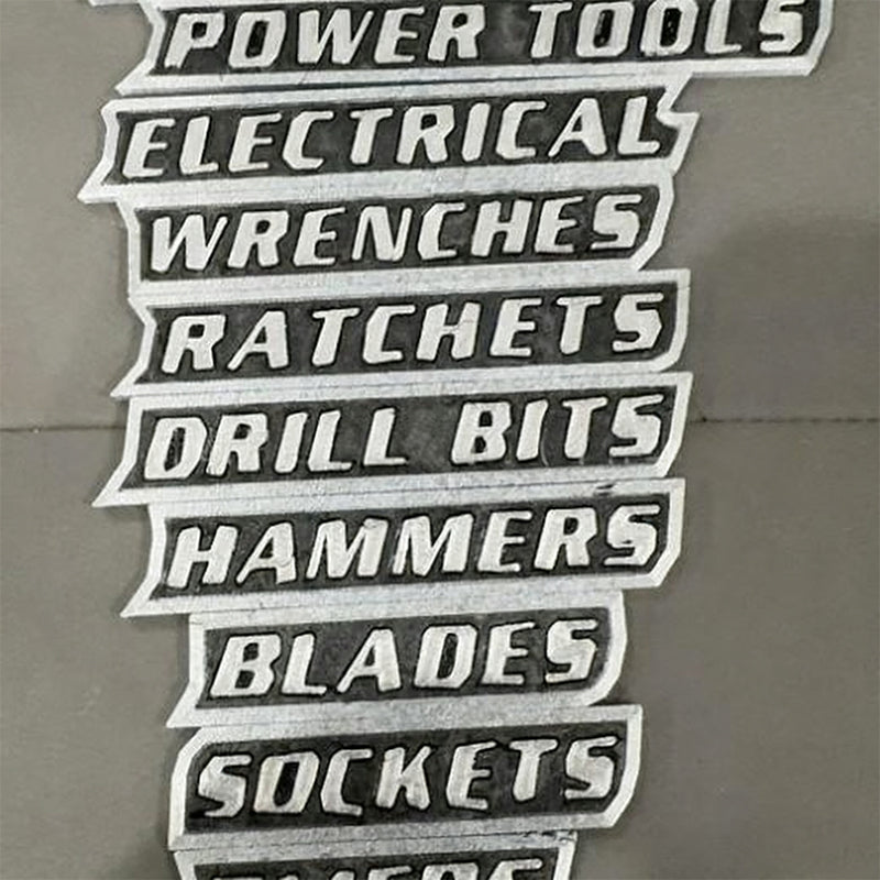 🔧✨ Magnetiske verktøykasseetikette🔧📚