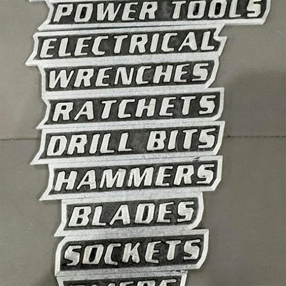 🔧✨ Magnetiske verktøykasseetikette🔧📚