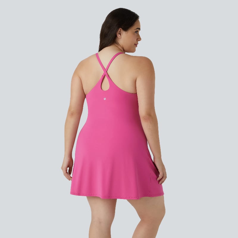 🔥Den ultimate ryggløse sportskjolen - designet for trening og enkle toalettbesøk